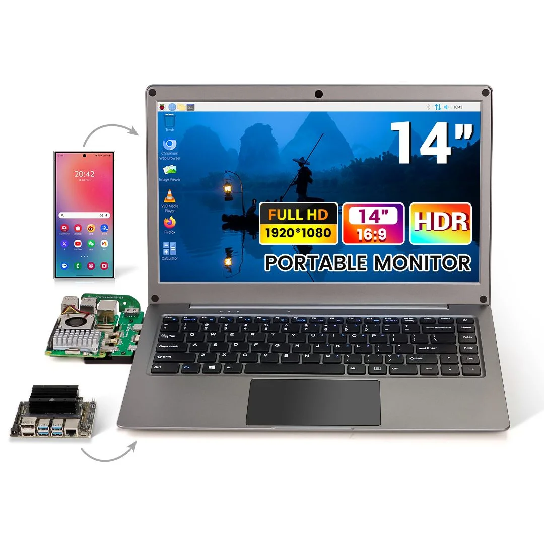 محطة عرض محمولة  ELECROW 14 inch